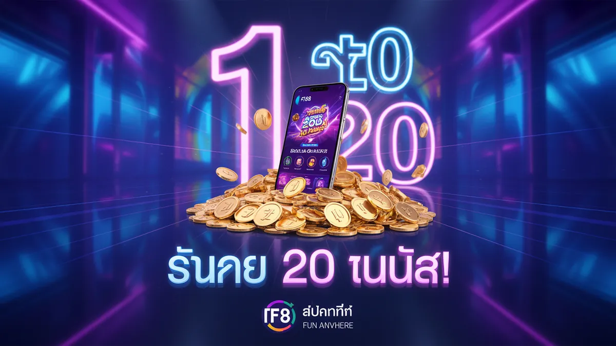FF88 1รับ20 โปรโมชั่นพิเศษ ฝาก1บาทรับ20บาท โบนัสสุดคุ้ม